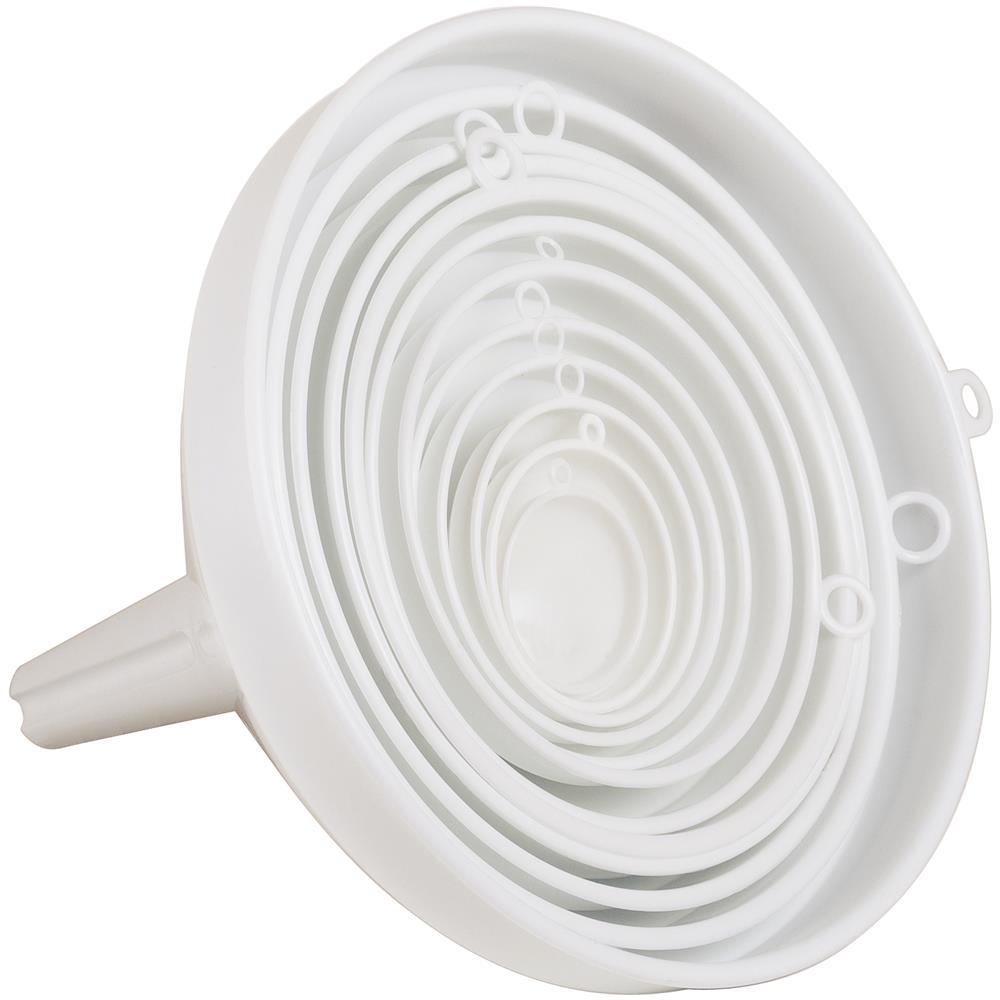 Imbuto Per Alimenti Con Diametro 10 Cm In Plastica - Bianco - Foto 2