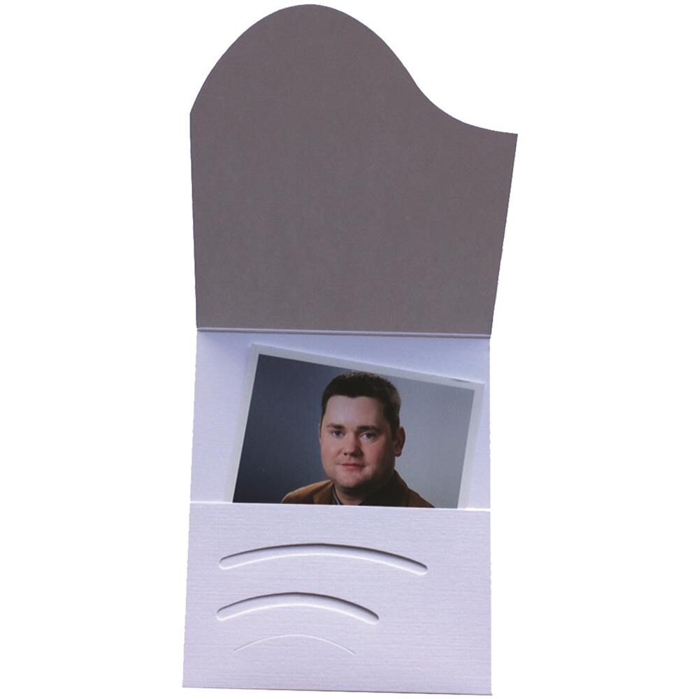 1x100 Folders Wave white Linnen 16019 - Foto 1