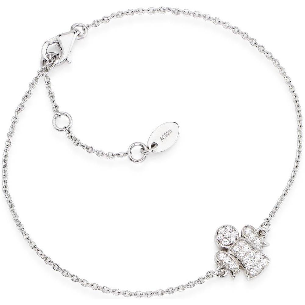 Bracciale In Argento 925 - Collezione Angeli - Colore Rodio - Misura Unica - Foto 2