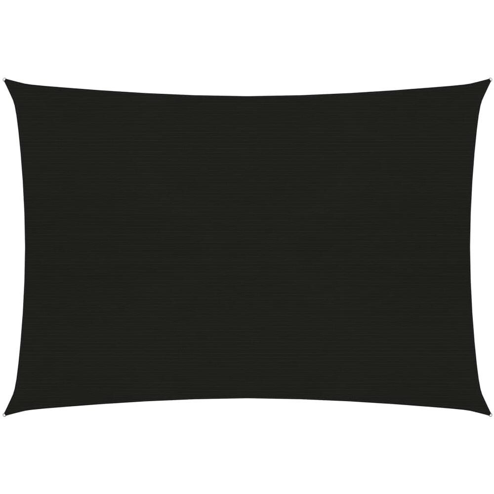 Vela Parasole 160 G / m Nera 3,5x5 M In Hdpe - Foto 1