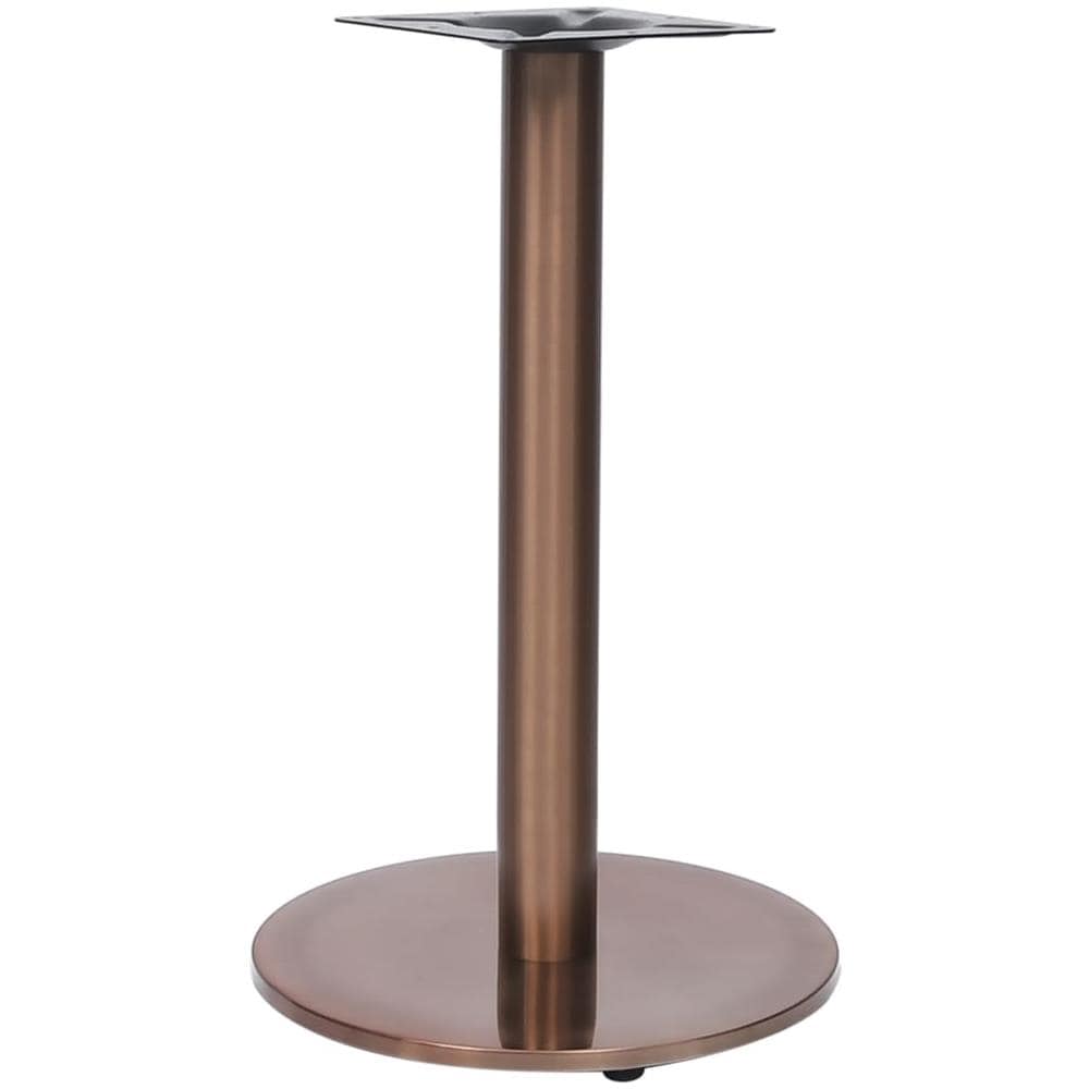 Gamba Per Tavolino Da Bar Oro 45x72 Cm In Acciaio Inox - Foto 1