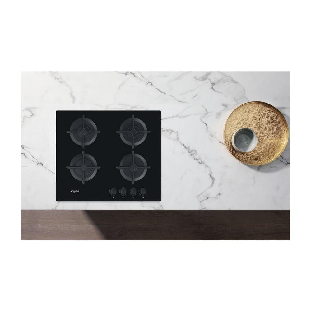 Piano Cottura A Gas 60cm 4 Fuochi Nero - Gob616nb - Foto 2