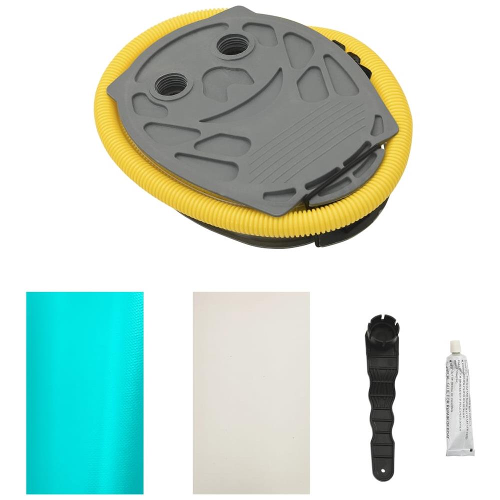 Rullo da Ginnastica Gonfiabile con Pompa 100x60 cm in PVC Verde - Foto 1