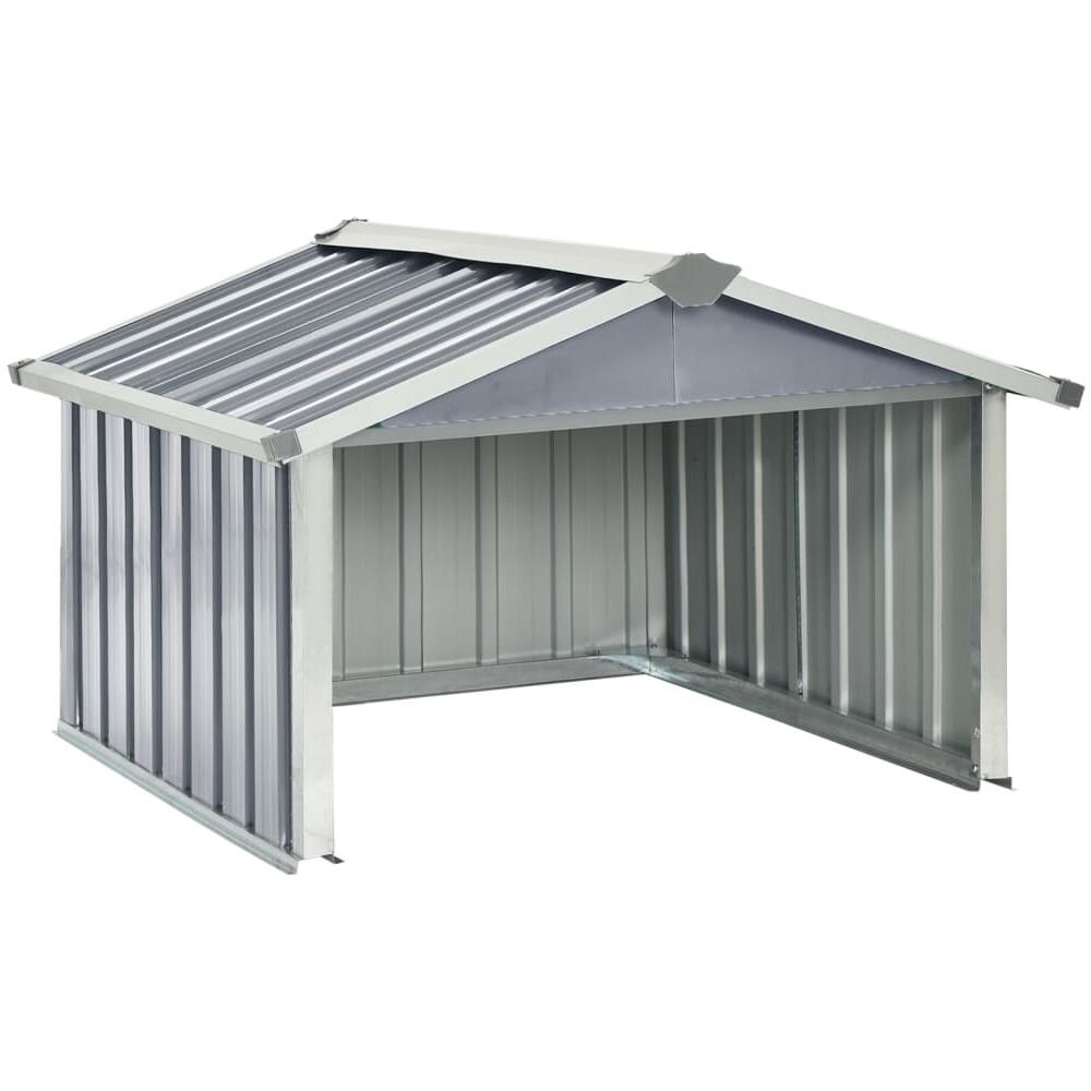 Capanno Per Robot Tosaerba 92x97x63 Cm Acciaio Zincato Grigio - Foto 2