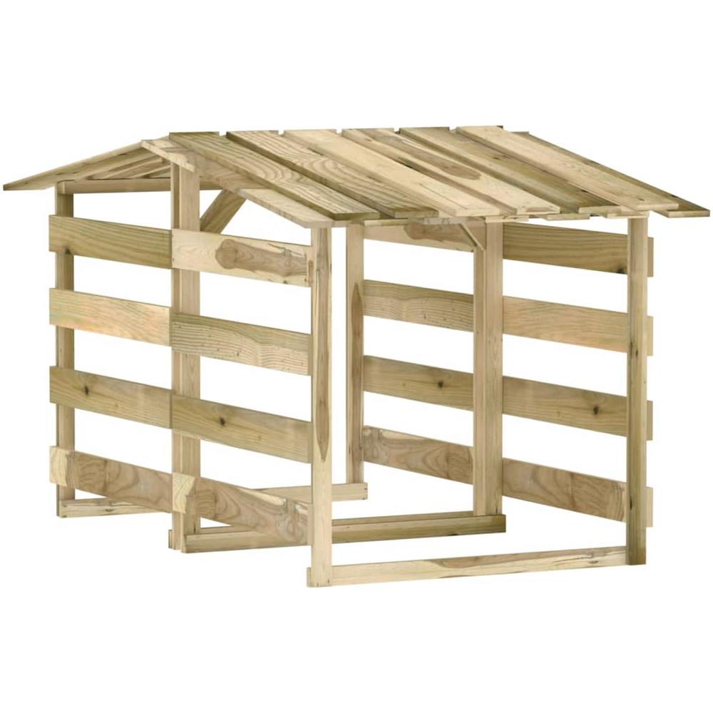 Pergole Con Tetto 2 Pz 100x90x100 Cm Legno Di Pino Impregnato - Foto 2