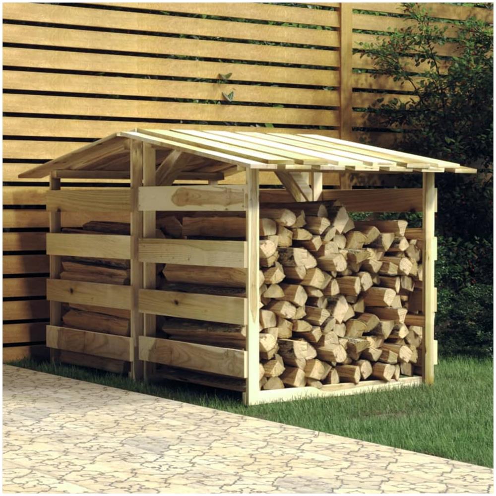 Pergole Con Tetto 2 Pz 100x90x100 Cm Legno Di Pino Impregnato - Foto 1
