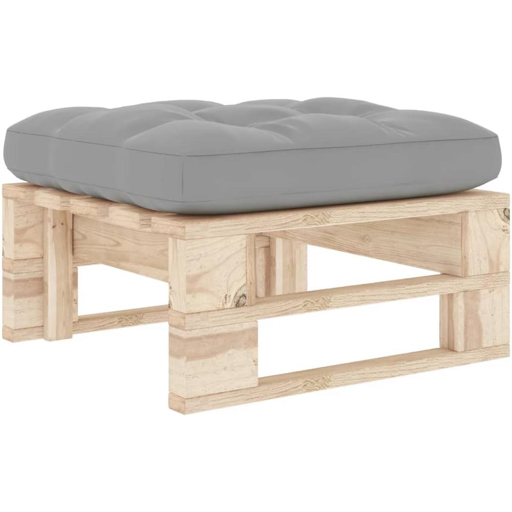 Ottomana Da Giardino Su Pallet In Legno Di Pino Impregnato - Foto 2