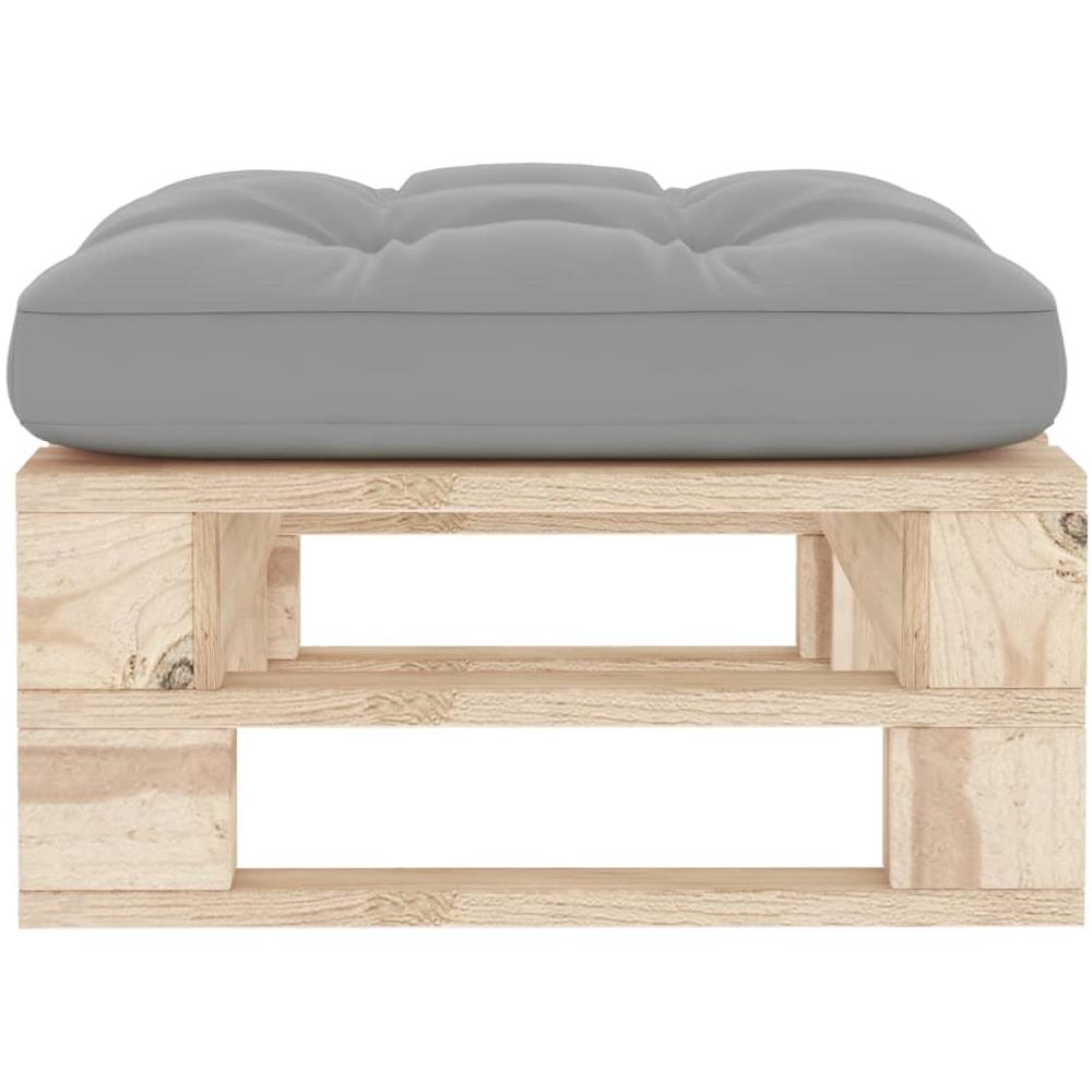 Ottomana Da Giardino Su Pallet In Legno Di Pino Impregnato - Foto 3