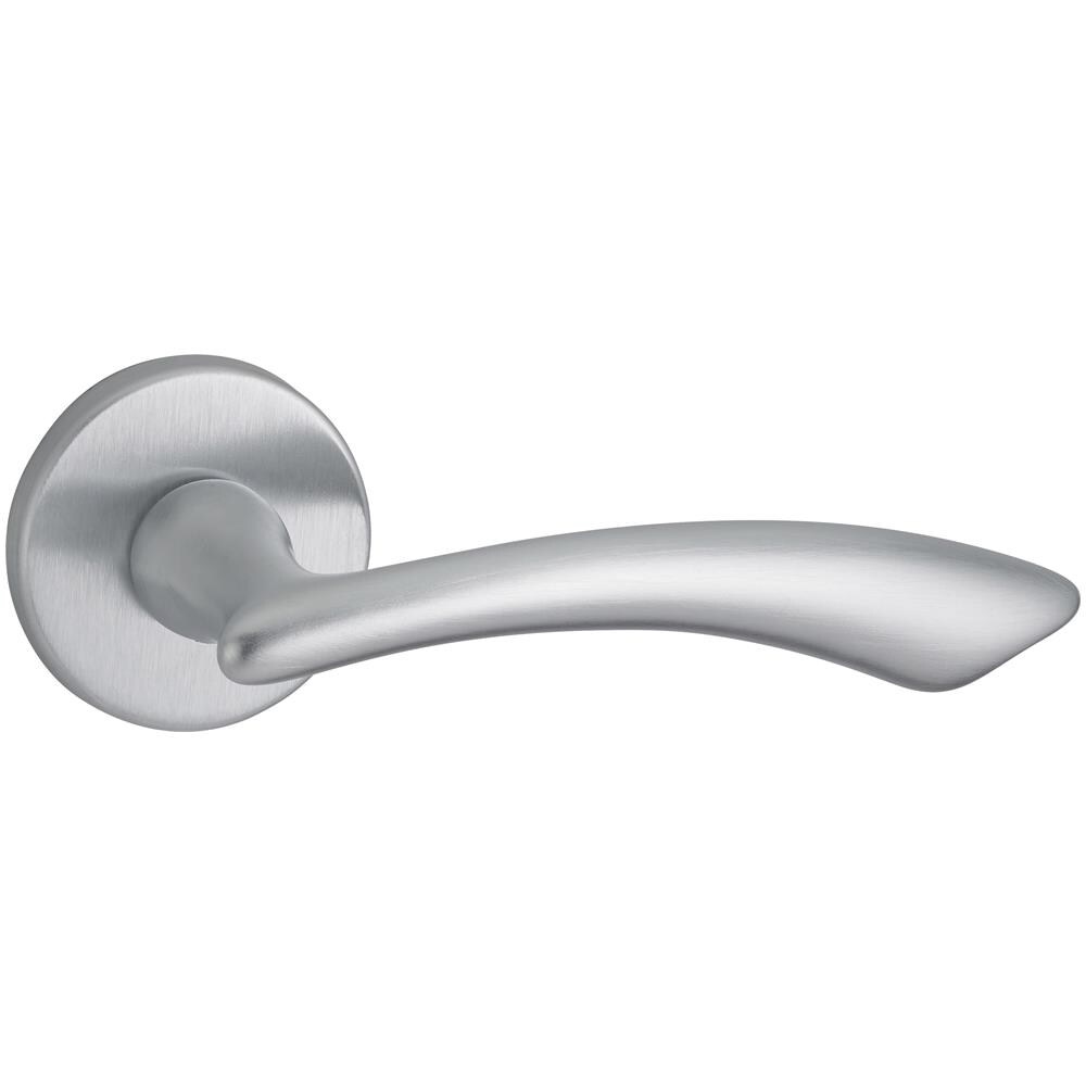 Maniglia Di Design Maxima, Per Porta, Su Rosetta Tonda, Cromo Satinato - Frosio Bortolo - Foto 1