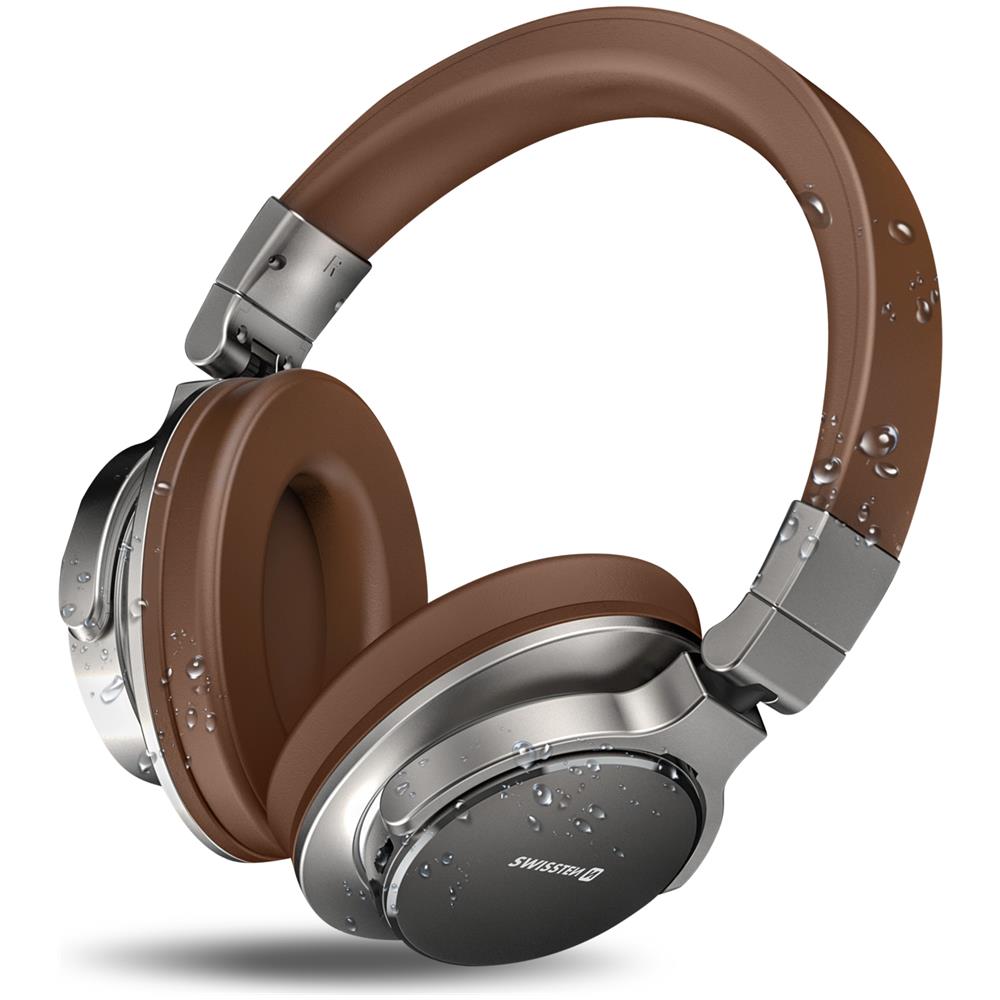 Cuffie Bluetooth 5.3 Extra-bass Microfono Impermeabili Ipx3 Pieghevoli Swissten - Foto 1
