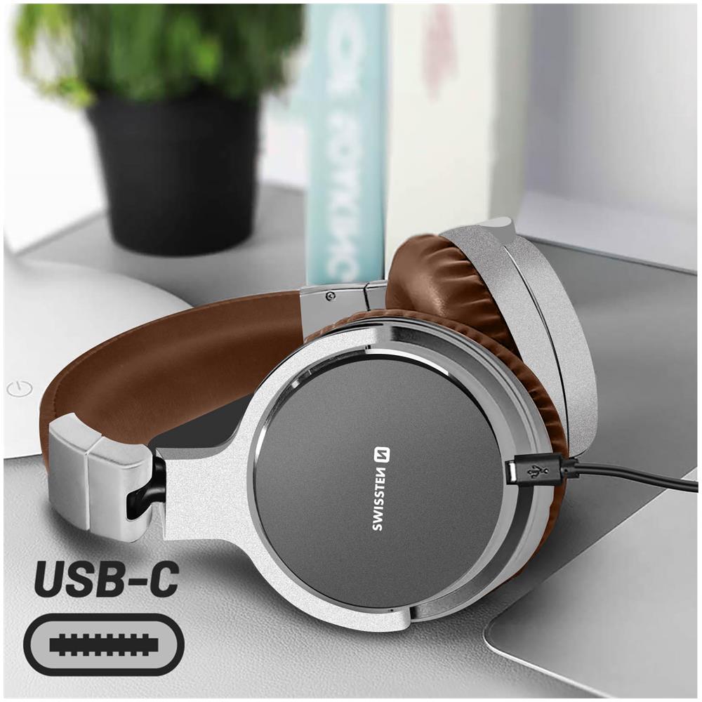 Cuffie Bluetooth 5.3 Extra-bass Microfono Impermeabili Ipx3 Pieghevoli Swissten - Foto 2