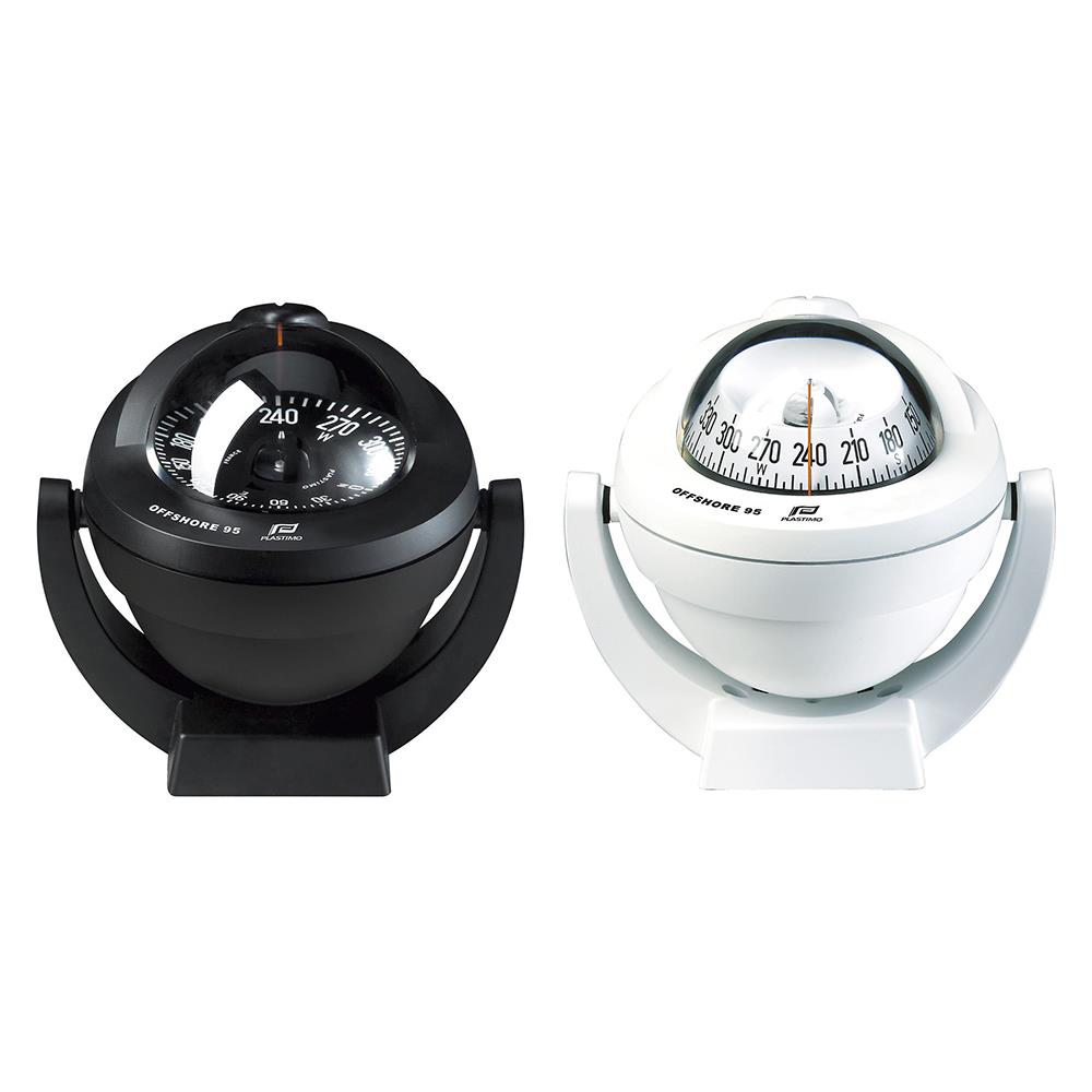 Bussola Offshore 95 Apparente Mm. 81. Rosa Con Graduazione Ogni 5, Per Barche A Motore Da 6 A 10 Mt., Illuminazione Di Serie A 12-24 V Led. Installazione Su Staffa Su Piano Orizzontale O Verticale - Foto 1