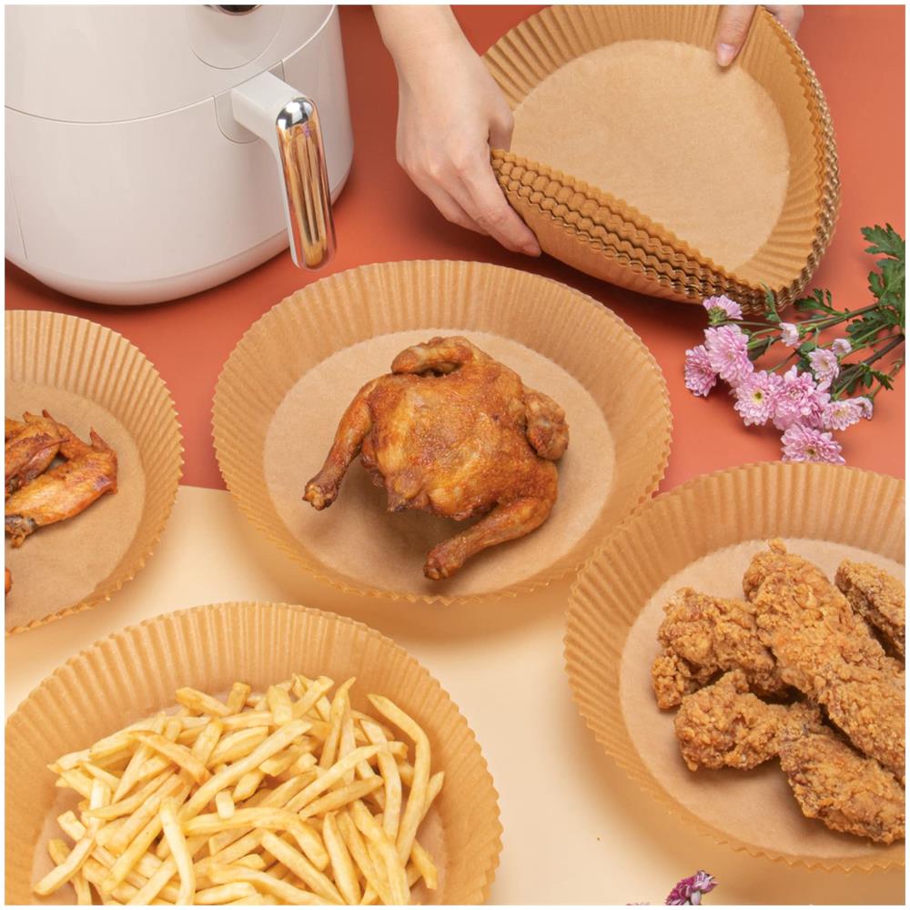 Carta Usa E Getta Air Fryer Per Friggitrici 20 Cm 100 Pz Nature - Foto 5