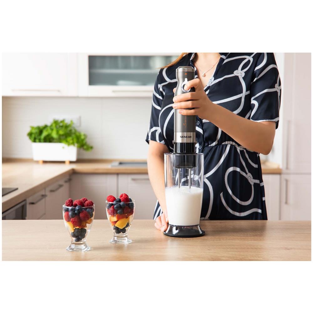 Frullatore ad Immersione SHB 5501CH-EUE3 con Recipiente da 0.8 L Potenza 1200 Watt Colore Grigio - Foto 10