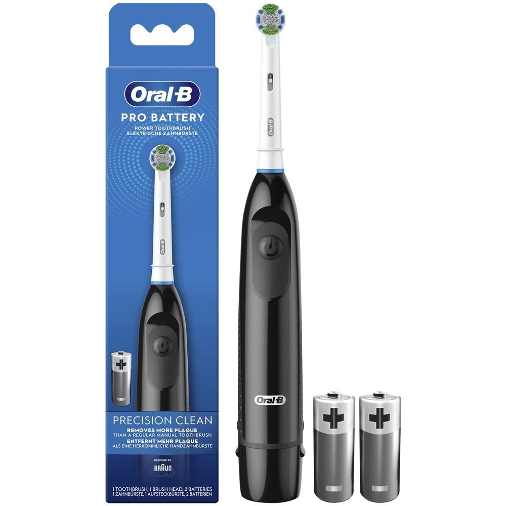 Spazzolino Elettrico a Batteria Pro Battery Precision Clean Nero. 1 Spazzolino - Foto 1