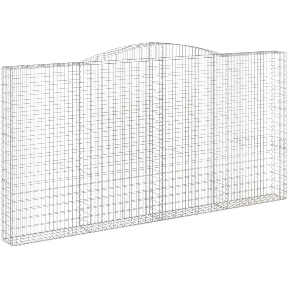 Cesto Gabbione Ad Arco 400x30x200/220 Cm Ferro Zincato - Foto 2