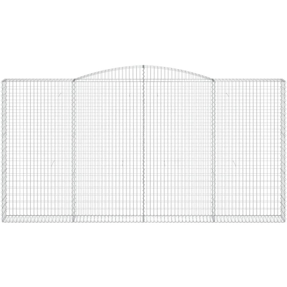 Cesto Gabbione Ad Arco 400x30x200/220 Cm Ferro Zincato - Foto 3