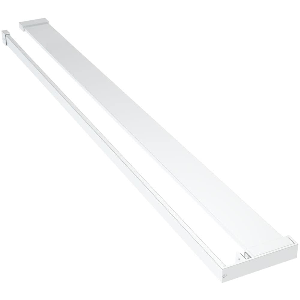Mensola Doccia Per Parete Doccia Walk-in Cromo 115 Cm Alluminio - Foto 2