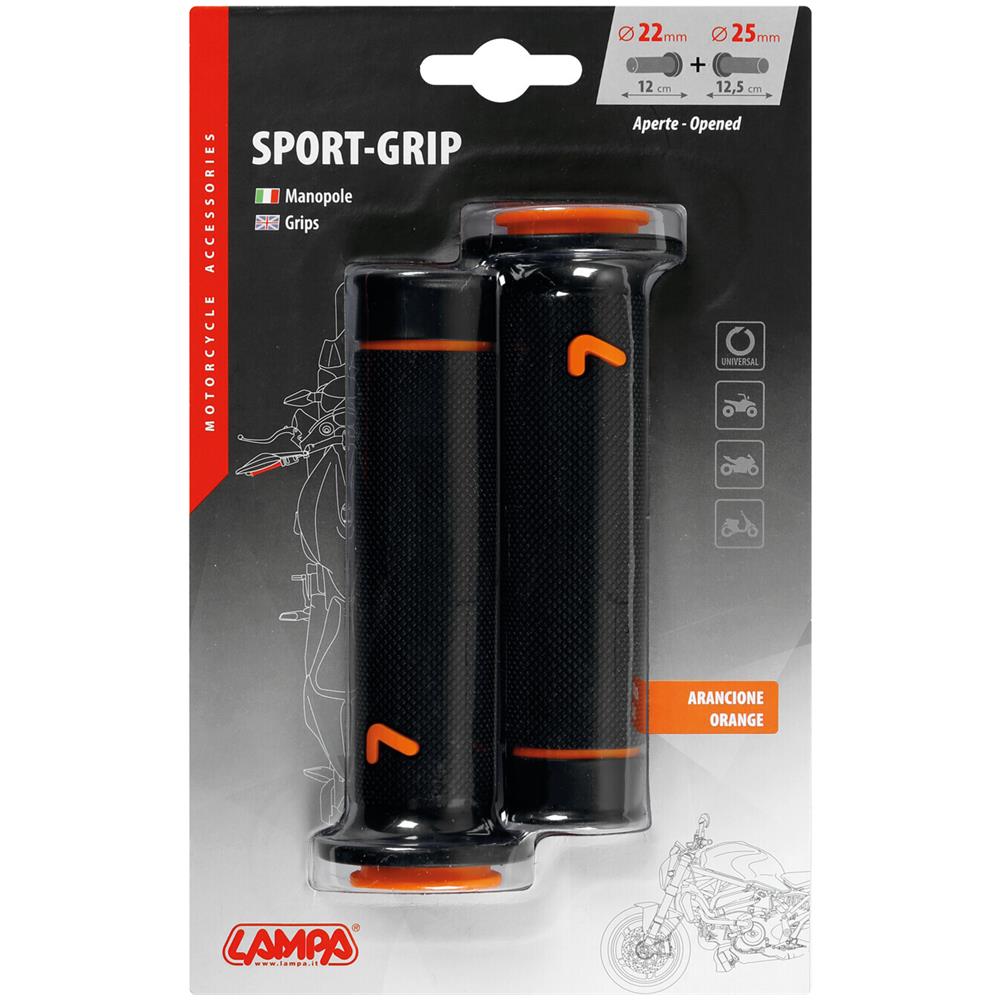 Sport-grip, Manopole Universali - Arancione - Foto 3