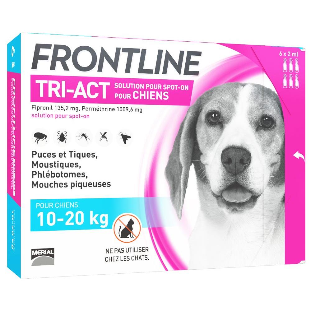Tri-act Spot-on Chien De 10-20kg 6 Pipette Da 1 Ml - Foto 1