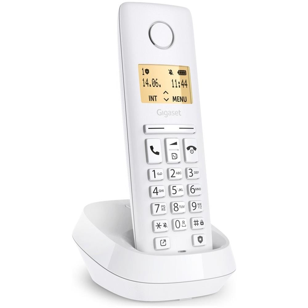 PURE 100 Telefono analogico /DECT Identificatore di chiamata Bianco - Foto 1