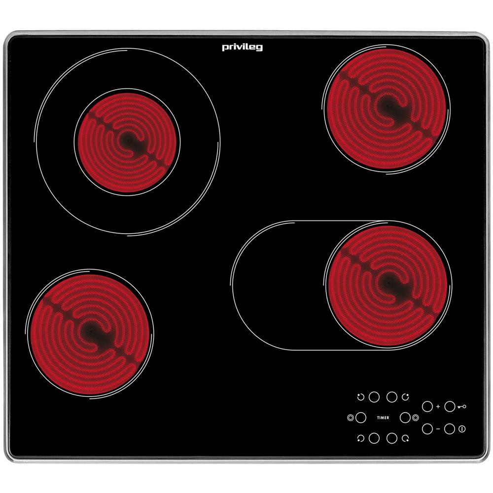 Piano Cottura PCTAC6042IN Vetroceramica 4 Zone Cottura da 60 cm Colore Nero - Foto 1