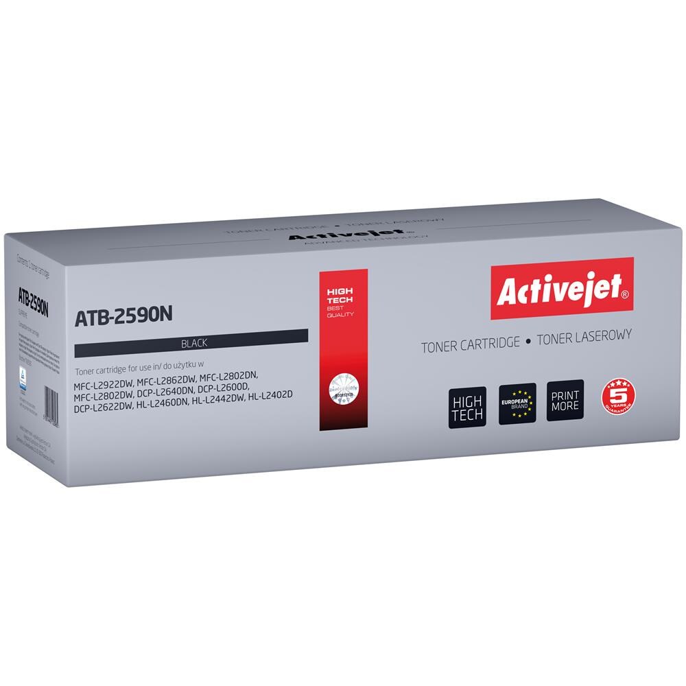 ATB-2590N Toner per stampanti Brother; Ricambio Brother TN2590; Supremo; 1200 pagine; nero) - Foto 1