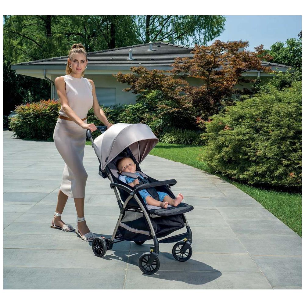 Giramondo Passeggino leggero 1 seduta (e) Beige, Nero - Foto 6