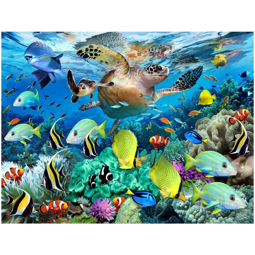 Puzzle Paradise Subacquea 150 pz 33.7 x 22.9 x 3.8 cm 10009 - Foto 1