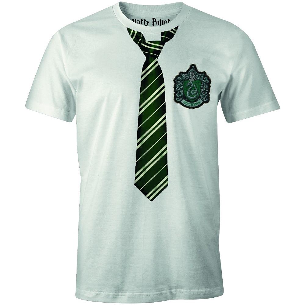 Harry Potter - Slytherin Suit White (T-Shirt Unisex Tg. S)  - Foto 1