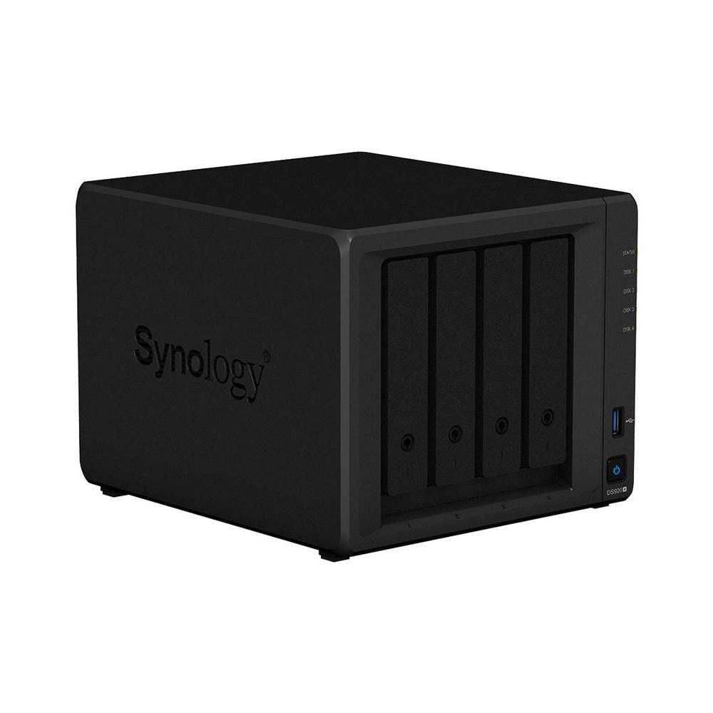 NAS DiskStation DS920+ 4 Slot 3.5" / 2.5" Interfacce 2 x Gigabit Ethernet / 2 x USB 3.0 Ram 4 GB - Foto 1