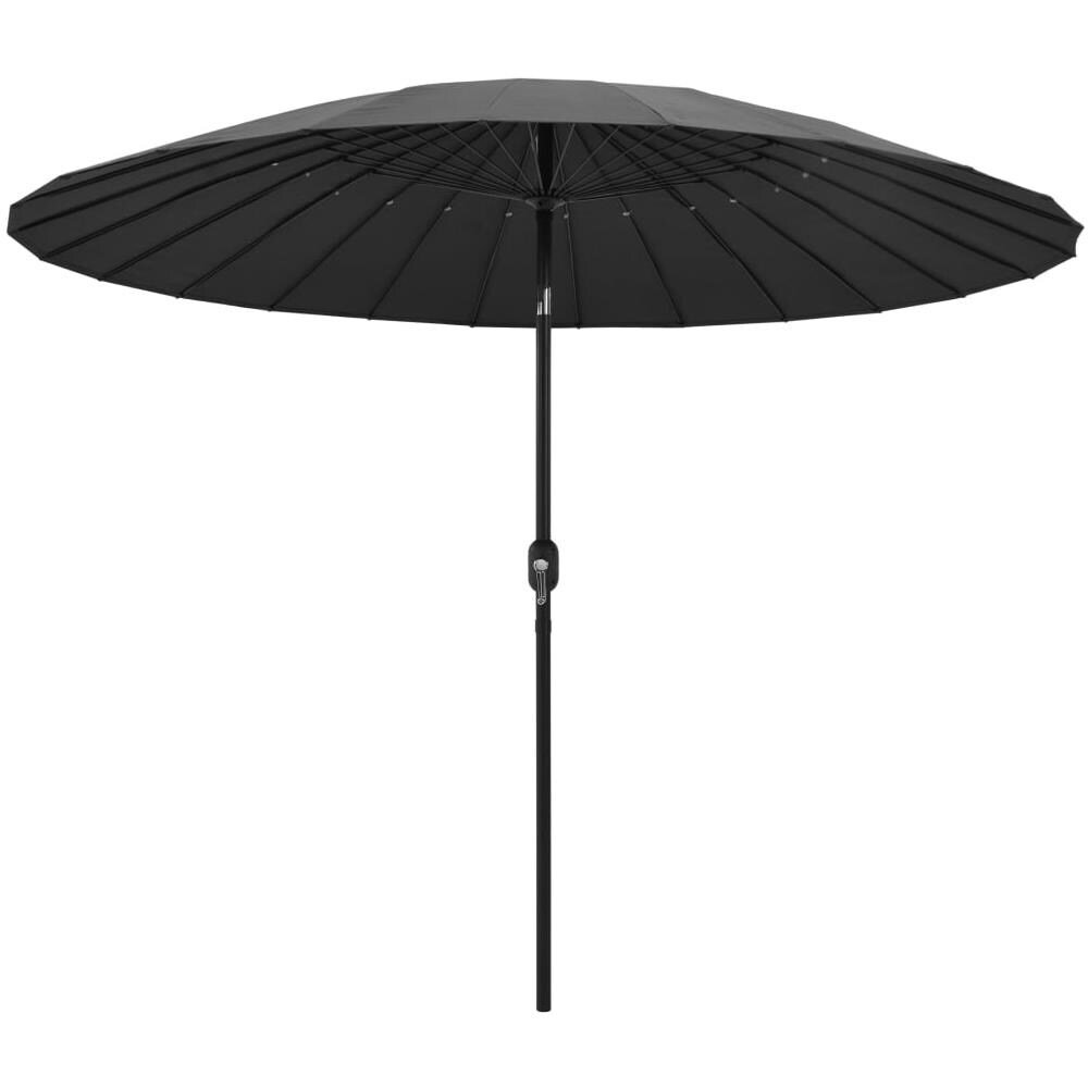 Ombrellone Da Esterni Con Palo In Alluminio 270 Cm Antracite - Foto 1
