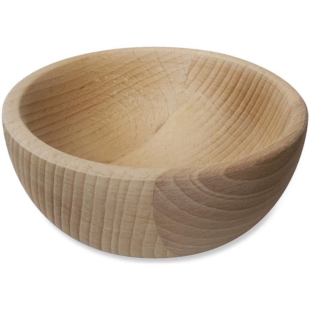 Piccola Ciotola Di Legno | Rotonda 12 X 12 X 6 Cm | Perfetta Per Muesli Frutta Spuntini Cucina - Foto 1