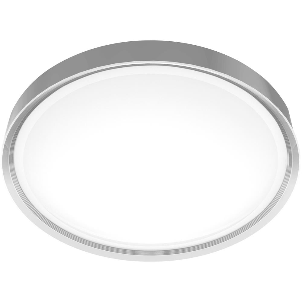 Ledvance Apparecchio Led A Parete E A Soffitto, Orbis Click Sensor / 32 W, 220…240 V, Ampiezza Fascio Luminoso: 120°, Bianco Caldo, 3000 K, Materiale: Stahl, Ip20 - Foto 1