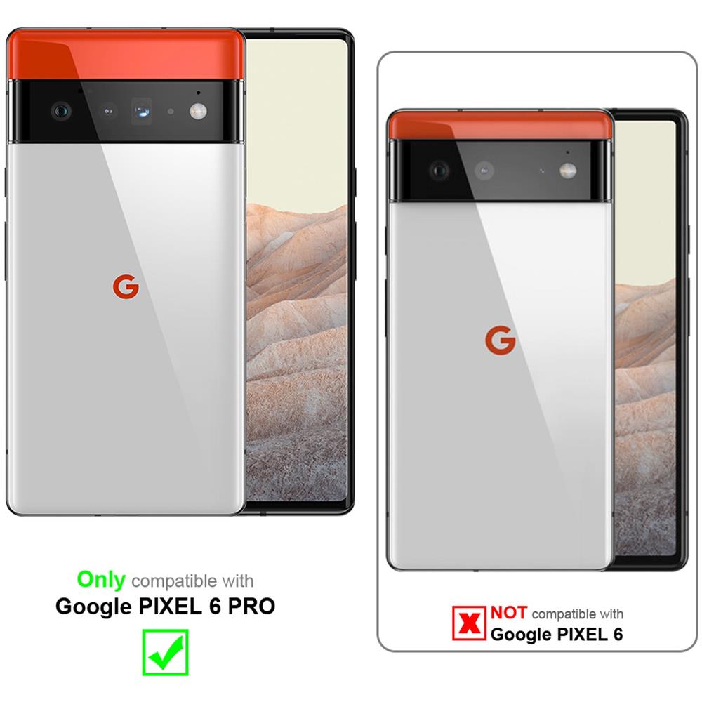 Cadorabo Custodia Compatibile Con Google Pixel 6 Pro In Turchese Fiore - Coperchio Protettivo In Design Floreale Con Chiusura Magnetica, Funzione Stand E Slot Per Carte - Foto 2