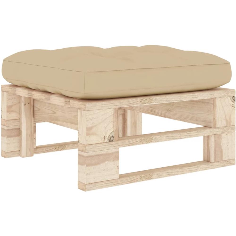 Ottomana Da Giardino Su Pallet In Legno Di Pino Impregnato - Foto 2