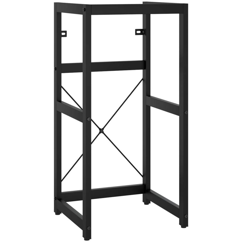 Struttura Per Lavabo Da Bagno Nera 40x38x83 Cm In Ferro - Foto 2
