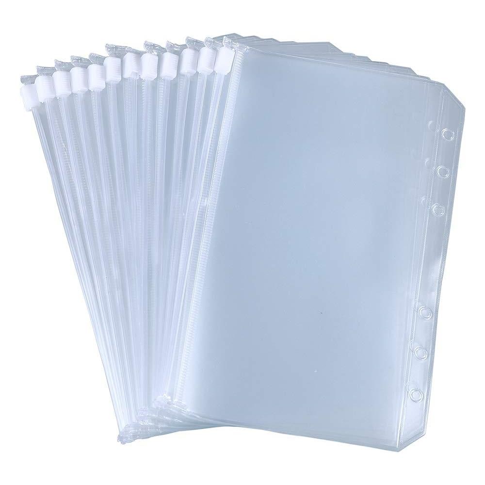 Buste In Plastica Per Raccoglitori A6 A 6 Anelli Confezione Da 12 Trasparente - Foto 1