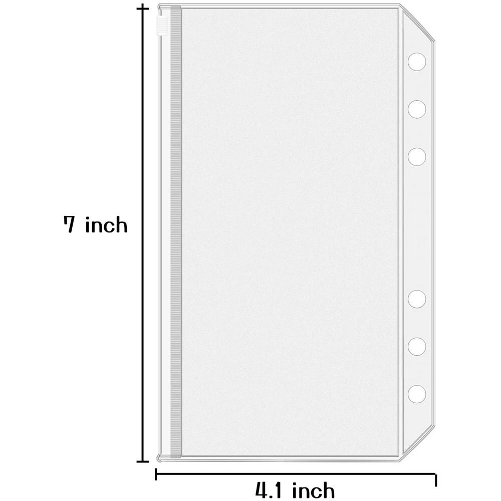 Buste In Plastica Per Raccoglitori A6 A 6 Anelli Confezione Da 12 Trasparente - Foto 2