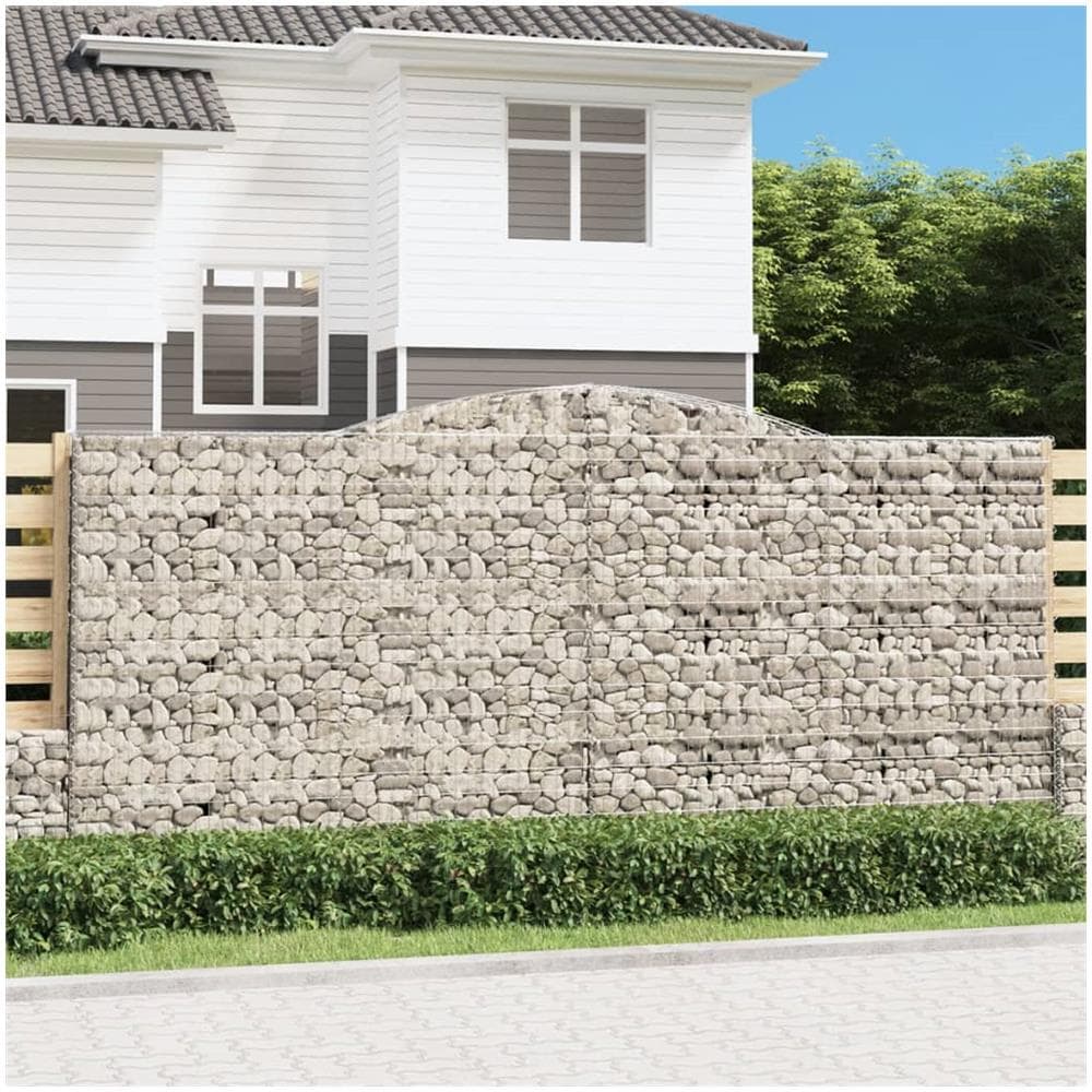 Cesto Gabbione Ad Arco 400x30x180/200 Cm Ferro Zincato - Foto 1