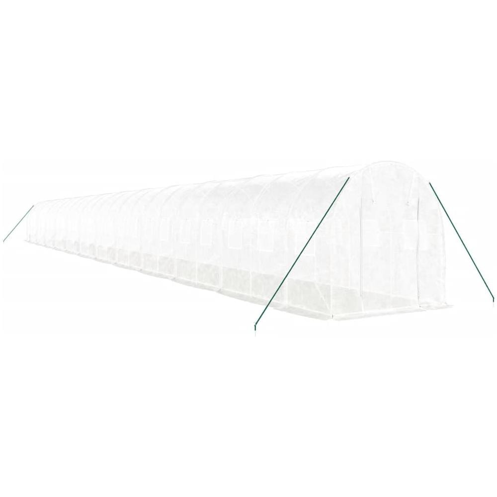 Serra Con Telaio In Acciaio Bianco 48 M 24x2x2 M - Foto 3