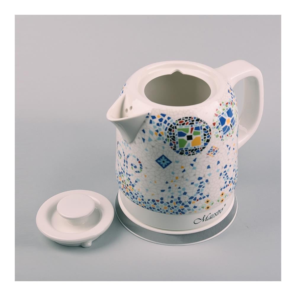 Bollitore Elettrico MR068 Capacità 1,5 L Potenza 1200 W Colore Blu /Bianco - Foto 2