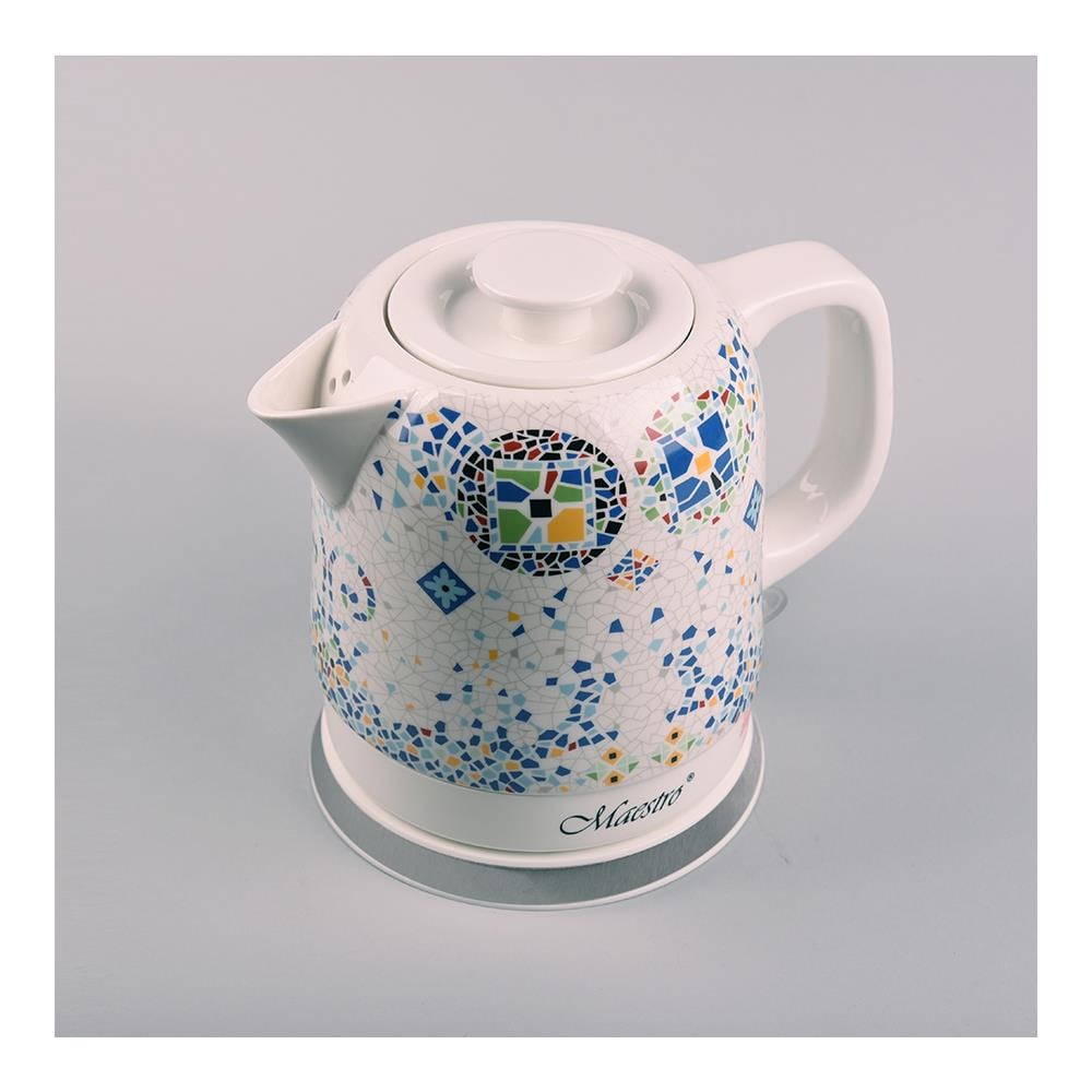 Bollitore Elettrico MR068 Capacità 1,5 L Potenza 1200 W Colore Blu /Bianco - Foto 1