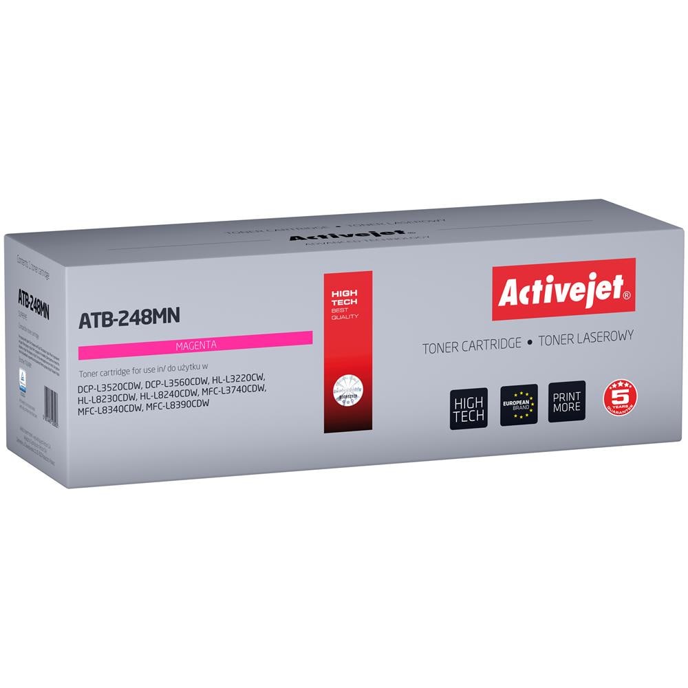 ATB-248MN Toner per stampanti Brother; Ricambio Brother TN248M; Supremo; 1000 pagine; viola) - Foto 1