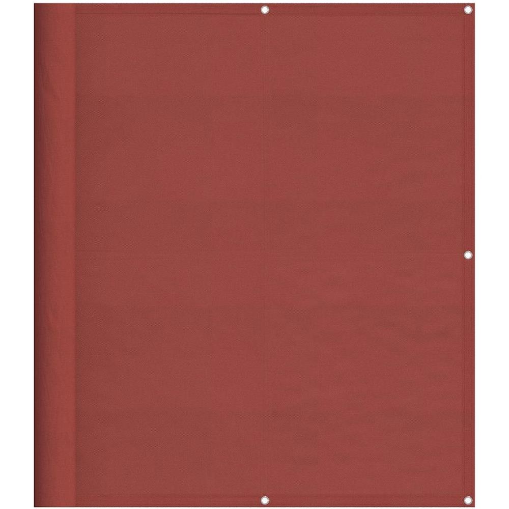 Paravento Balcone Terracotta 120x700 cm 100% Poliestere Oxford - Foto 1