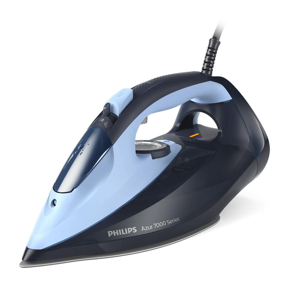 Serie 7000 DST7041/21 Ferro a vapore Piastra soletta SteamGlide Elite 2400 W Blu - Foto 1