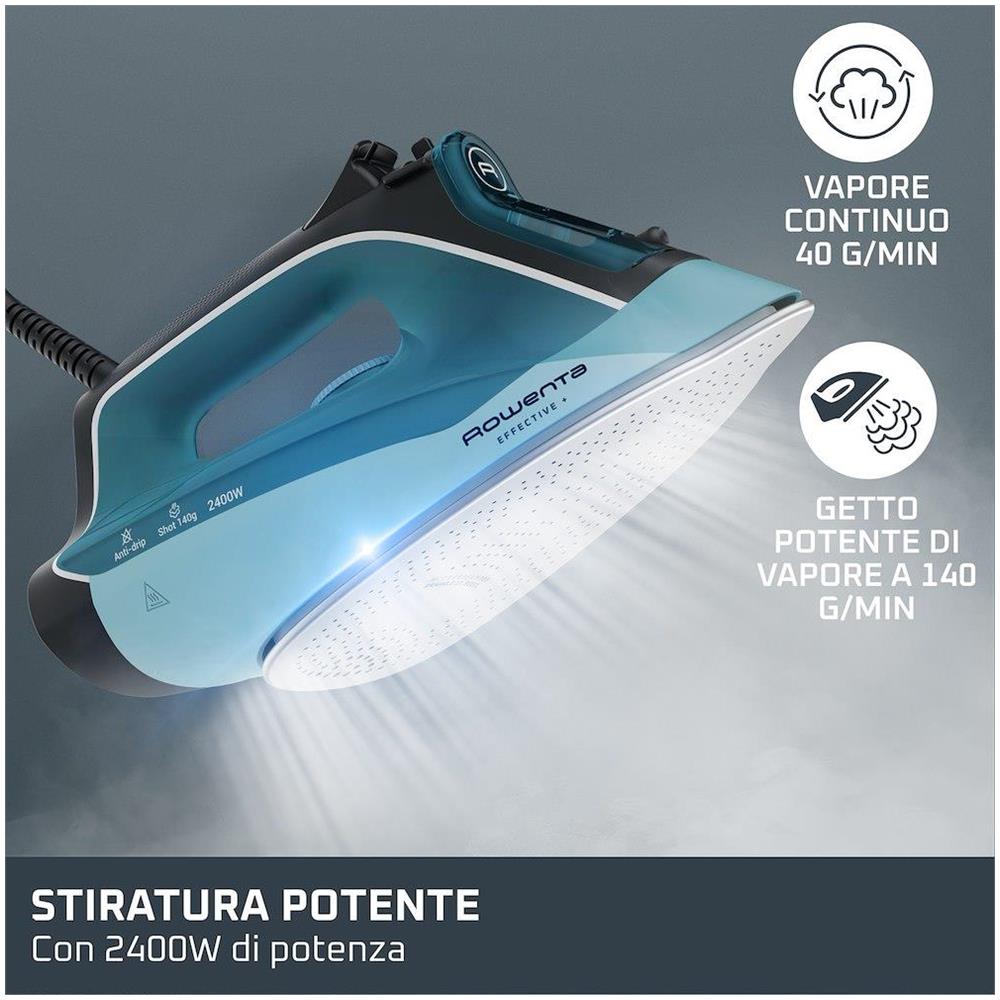 Ferro da Stiro a Vapore 2400W 40G /Min 3Imp Elettroniche Serb 250Ml - Foto 2
