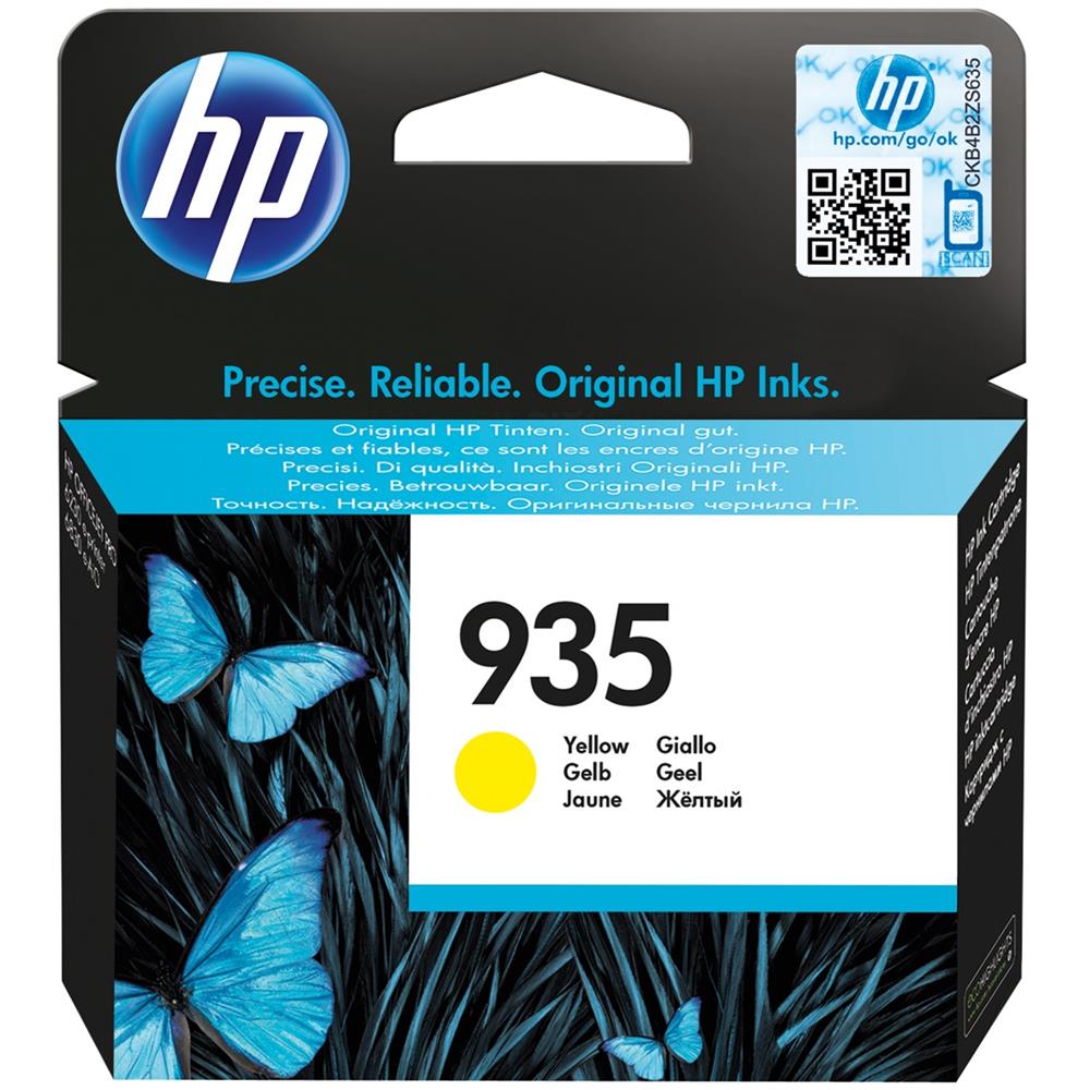 C2P22aE#301 Cartuccia Ink Originale 935 Gialla per Officejet 6812/6815/6230 Capacità 400 Pagine - Foto 2
