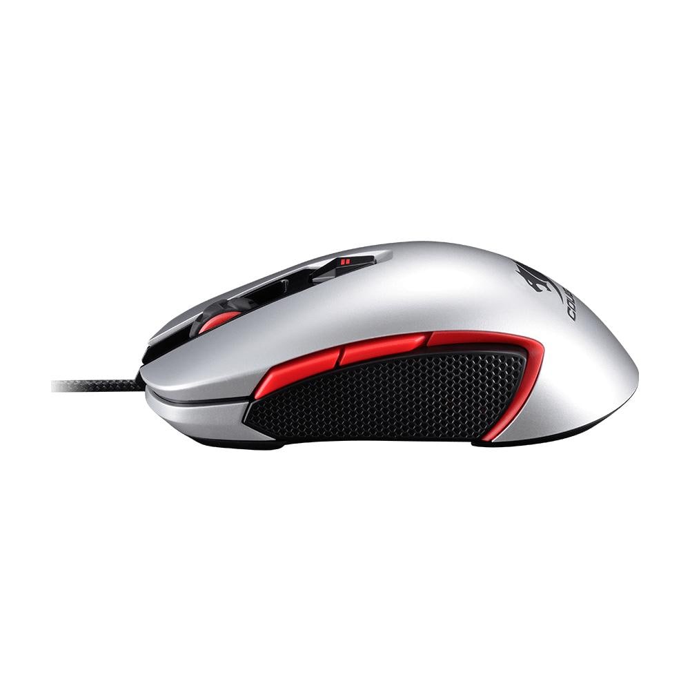 Mouse Gaming USB 400M Ottico 8 Tasti 4000 DPI Retroilluminato Color Argento / Rosso - Foto 8