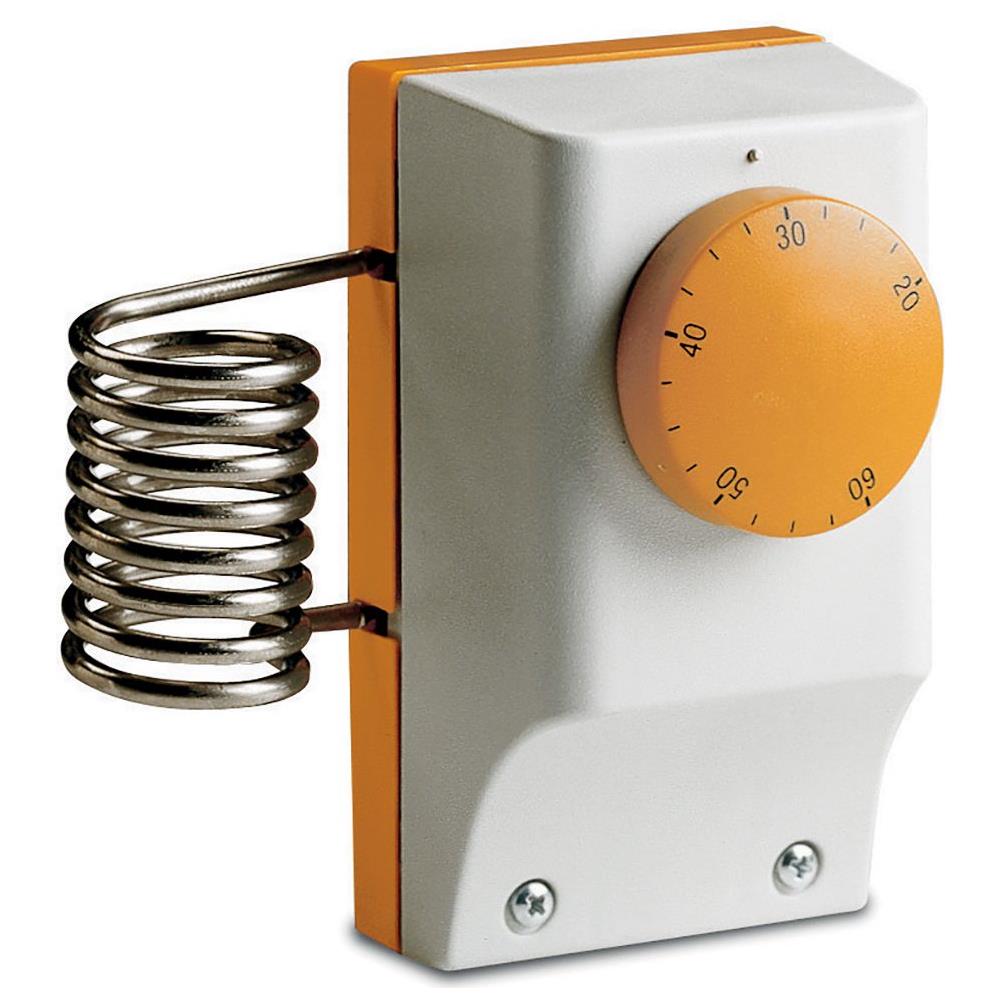 Termostato A Contatto Meccanico Perry 1tctb090 Con Corpo Pressofuso Con Sonda Esterna -5 / +35°c Funzionamento On / off Differenziale Fisso 1,5+ / -1°c Scala Graduata Con Indice Di Regolazione 1 Livello Di Temperatura Con Regolazione Continua - Foto 2